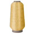 Gold Metallic Chenille Thread